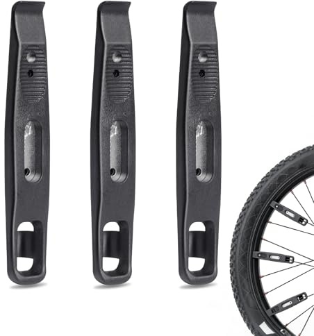 Kitnelw 3 Pezzi Leve per Pneumatici per Biciclette Strumento per la Rimozione dei Pneumatici con Nucleo in Metallo per Cambio Pneumatici