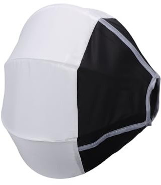 LICAEVEY Softbox Lanterna Sferica da 12,6 Pollici - Softbox Pieghevole con Mini Montaggio Bowens Compatibile con Luci Video Serie YN150, Illuminazione Uniforme a 360°