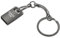 HAODIUSB88 Memoria USB 64 GB, Mini Pen Drive 64GB Memoria Flash Metal USB 64 GB con Llavero para Computadoras, Tabletas Almacenamiento de Datos Externo (Gris)