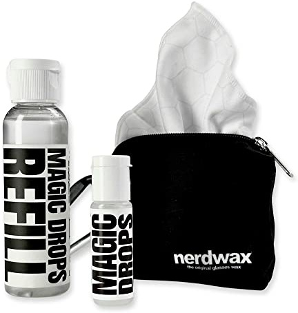 Nerdwax Magic Drops Glasses Cleaning Kit | A Magical Clean for Your Sunnies Specs & Screens