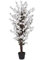 Leaf Design UK Realistic Artificial Flower Plant Tree, Twist White, 120cm