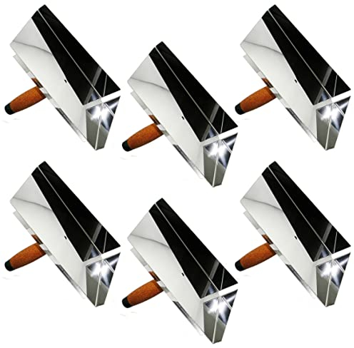 Fogplåt rostfritt stål 245 x 155 mm fogplatta foghjälp murverk keramiska plattor klinker set 6 stycken CT04