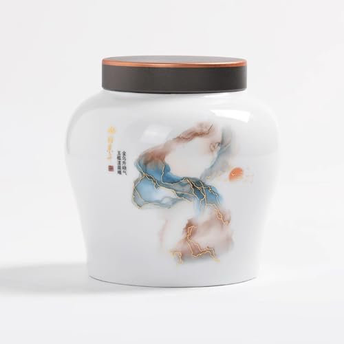 Caja vacía de té de 13,5 cm, caja de embalaje universal de alta gama china vintage