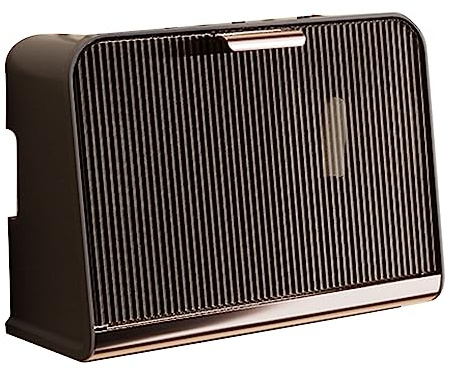 Mumusuki WiFi-Router-Aufbewahrungsbox, Wandbehang Router Verstecken Regal, Set-Top-Box und Kabel Organizer Box für Wand Dekorative, Kaffeefarbe (30x12x22cm)