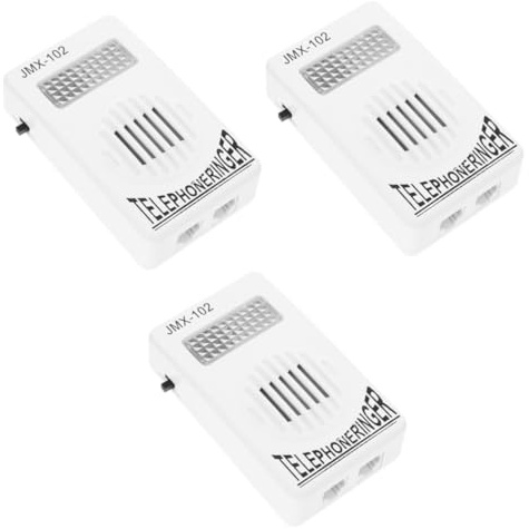 UKCOCO 3piezas Amplificador De Timbre De Teléfono Para Mejorar El Volumen De Llamadas Casa Dispositivo De Sonido Extra Fuerte Para Teléfonos Fijos