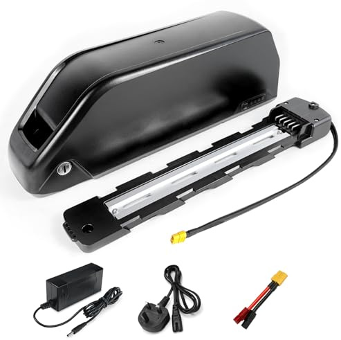 Yasco 1-3 Days Delivery 52V Electric Bike Battery with Charger, Ebike Battery 25ah Big Capacity Lithium Battery 21700 Cells Batttery, 40A BMS Protection (52V 25Ah for 50-1600W Motor)
