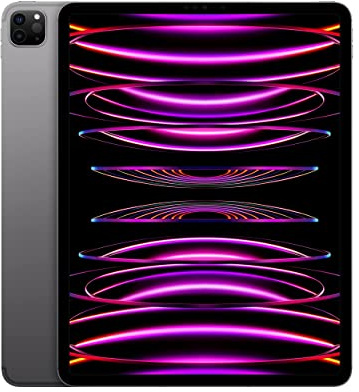 Apple 2022 iPad Pro 12,9 (Wi-Fi + Cellular, 1TB) - Grigio siderale (6ª generazione) (Ricondizionato)