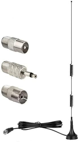 DVB-T/DVB-T2 Rod Antenna for TV/Radio Black-0193