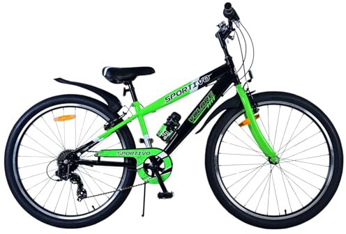 Volare Sportivo Kinderfahrrad - Jungen - 26 Zoll - Grün - 7 Gänge