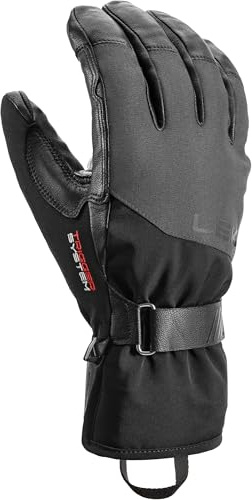 LEKI Unisex Pegas Pro 3D GTX Handschuhe, Black-Graphite, 9