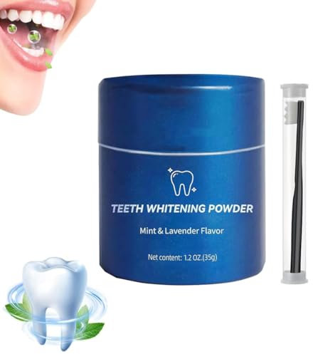 Magic Toothpaste Whitening Booster Powder, Zahnweiß-Pulver, rein weißes Zahnweiß-Pulver, entfernt Flecken, Reinigung der Zähne Frischer Atem Pflege Oral (1 Satz)