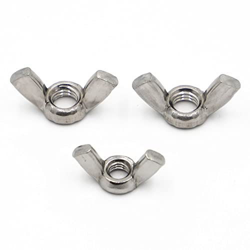 Schmetterlingsschrauben, Flügelschrauben, Edelstahl 304, handfest anziehbare Muttern, Schmetterlingsmuttern, Flügelmuttern M3, M4, M5, M6, M8, M10, M12(M12 1pc)