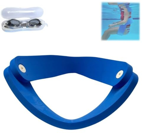 Civilizek Wasserliege, Grand Floats Float-N-Fold Wasserstuhl, Schwimmstühle for Pools for Erwachsene, 3-in-1-Schaumstoff-Sattelschwimmer, Faltbarer Schwimmliegestuhl