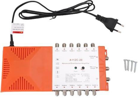 Amplificatore di distribuzione Glomora 12 canali IRS Loop Cascading Splitter per TV CATV Supporto 4G LTE Filtro