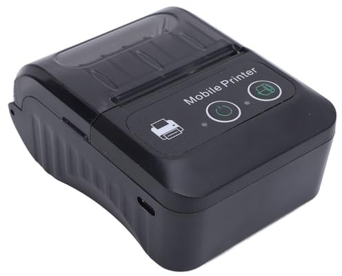 Plyisty 58-mm-Thermodrucker, Tragbarer USB-Belegdrucker mit 203 DPI Auflösung, 50 Bis 80 Mm/s Druckgeschwindigkeit für und Wins-Systeme