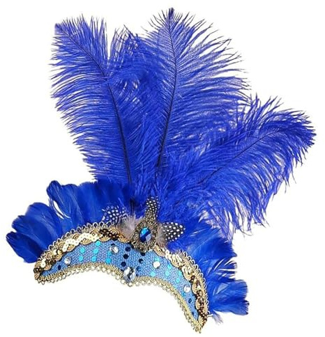 Showgirl Huvudprydnad För Flickor - Tillbehör För Showgirl Huvudbonad - Vintage Huvudbonad | Till Bröllop Fest Karneval Maskerad Cocktailparty