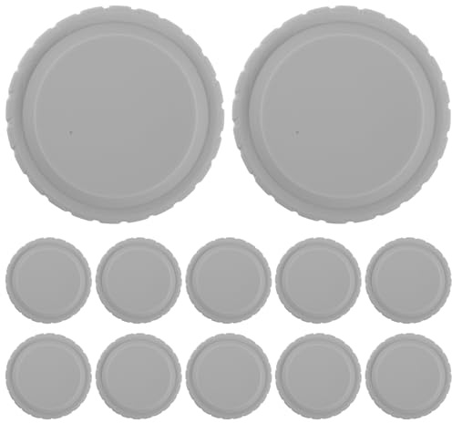 SOLUSTRE Copertura per Ruote Valigia in Silicone 16 Pezzi, Protezione Anti Polvere e Usura, Adatta Ruote 5-6cm, per Viaggi in Ambienti Silenziosi