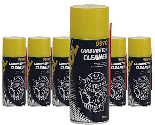 MANNOL 6 x 400ml 9970 Carburetor Cleaner/Vergaser- Drosselklappen- Reiniger