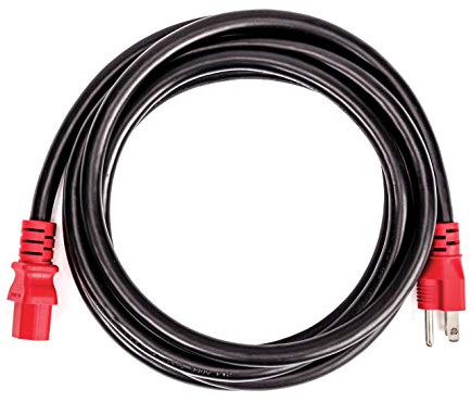 D'Addario Accessories IEC Power Cable - IEC to NEMA Plug Power Cable, 10FT (North America) Male to Female