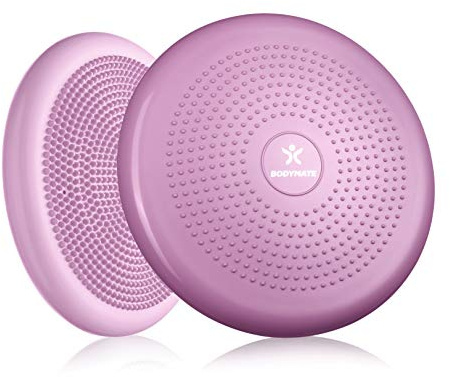 BODYMATE Balanskudde Standard inkl pump 34 cm i diameter – balansdyna, sittkudde, stolsdyna, kudde med knoppar – core, fitness, rehabilitering, koordination och ryggträning