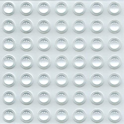 98 CLEAR KITCHEN CABINET DOOR BUFFER PADS Catch, Protector, Soft Close Stop Dots 8mm - from The StickyStuff Company