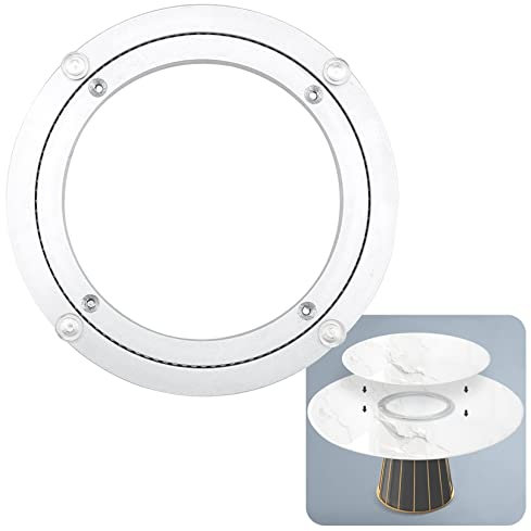 ESOYAWE Hochleistungs Aluminiumlegierung Drehteller Kugellager, Stumm Lazy Susan Drehlager, Aluminiumlegierung Drehkranz, Ø12-100 cm Tisch Drehplatte Für Restaurant Kuchen Dekorationen TV-Rack
