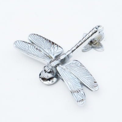 Castelion® Chrome Dragonfly Door Knocker 15.5cm x 13cm