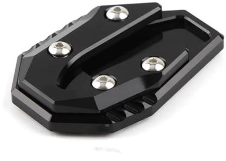 Pad-Unterstützung Kickstand Kick Für YAMA&HA NVX155 Für AEROX155 NVX AEROX 155 2015-2018 Motorrad CNC Kickstand Fuß Seitenständer Verlängerung Pad Stützplatte Vergrößern Fußseitenständerverlängerung (