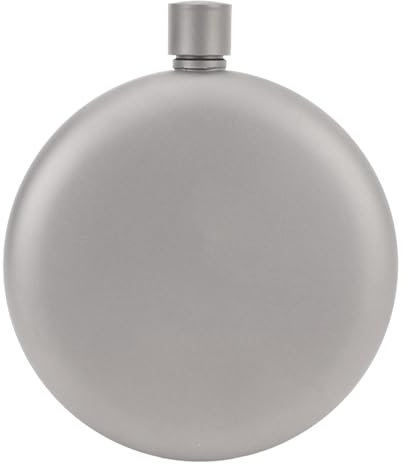Flasque de 170 Ml, Look élégant, Anti-fuite, Bouteille de Whisky, D'alcool, de Vin pour Hommes et Femmes, Flash de Hanche en Métal Portable pour le Camping, la Pêche, le Bateau,