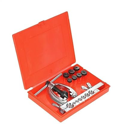 Martinetto idraulico, 9pcs Kit Di Strumenti For Svasatura Tubi Doppi Set Piegatubi Riparazione Tubi Meccanico Freno Idraulico Alluminio E Razzi In Ottone,Pressa idraulica