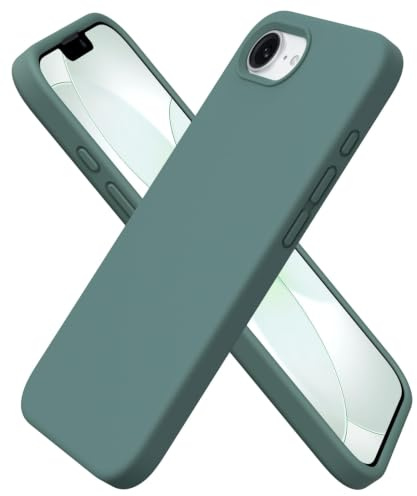 ORNARTO für iPhone 17e/16e Hülle aus Silikon 6,1 Zoll - Piniengrün | Premium Flüssigsilikon, dünne Handyhülle, weich und griffig, tolle Haptik, stoß- und kratzfest, große Farbauswahl
