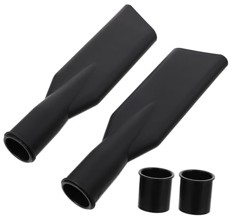 Embout D’aspiration pour Aspirateur Noir en Plastique, Lot de 2