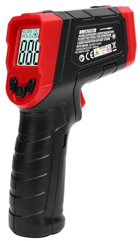 Acouto Thermomètre Infrarouge Numérique pour Viande, écran LCD de Haute Précision pour la Cuisine et les Grillades