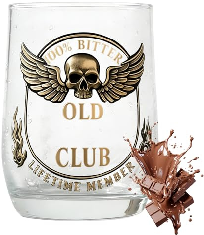 Verres à liqueur, motif tête de mort, 8 x 8 x 9 cm, verre à whisky style gothique, facile à nettoyer, pour homme, femme, famille, bar à domicile