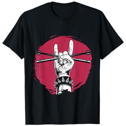 Punk Band Geschenk Schlagzeug T-Shirt