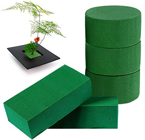 Skystuff Flower Arrangement Kit, 5PCS Floral Foam Brick for Crafts | Wet & Dried Brick Sponge Block Florist Styrofoam Blocks, Wedding Decoration, Table Ornament, Florist Supplies