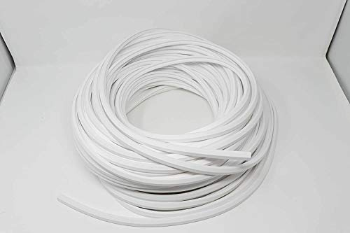 Türdichtung Türanschlagdichtung Zimmertür M 680 Deventer für Holzzarge Gummie (10 m, weiss)