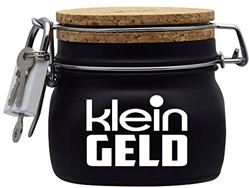 Spardose Kleingeld Geld Geschenk Idee Schwarz S