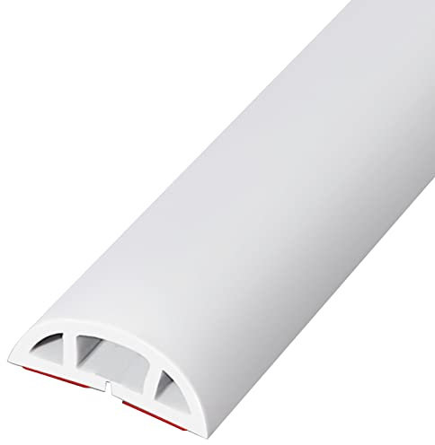 Kabelkanal Kabelschlauch Kabelmanagement Bodenkabelabdeckung Hider flexibel Pvc, Home Office Warehouse-Workshop-Konzerte, selbstklebende lange Hochleistungs-Kabelmanagement