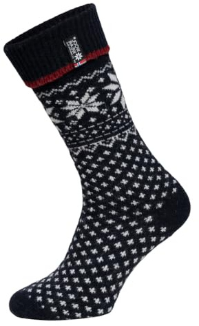 HomeOfSocks Lammwollsocke Umschlag Norwegen Damen Herren Kuschelsocken | Wool · elastisch · Wärmend · Atmungsaktiv · Weich · Casual