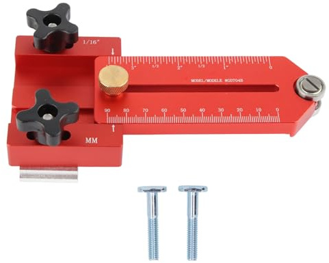 Gabarit de déchirure mince, outil de guidage de gabarit de scie à table en alliage d'aluminium de remplacement résistant à la corrosion pour les coupes de bandes étroites