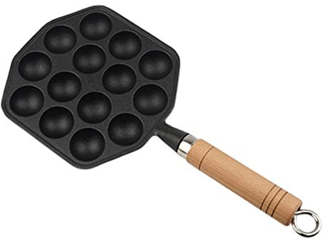 OQHAIR Sartén Bandeja para Caracoles Bandeja para Muffins Mini albóndigas Mini Cocina Sartenes eléctricas Antiadherente con Tapas Máquina para cocinar albóndigas Olla para albóndigas SART