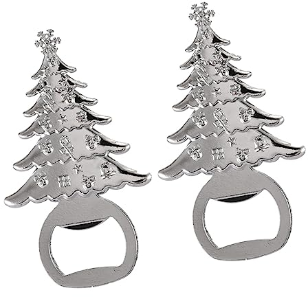 BESTonZON 2stücke Weihnachtsbaum Flaschenöffner Werkzeug Für Bier Und Flaschen Für Weihnachten Partys Hochzeiten Und Langlebigem Gefertigt