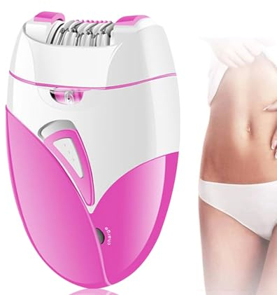 Kabelloser 2-Gang-Haarschneider für Damen, Elektrischer Haarschneider, Wiederaufladbarer USB-Trimmer, Sanfter Elektrischer Bikini-Trimmer Zur Haarentfernung mit Tragbarem und