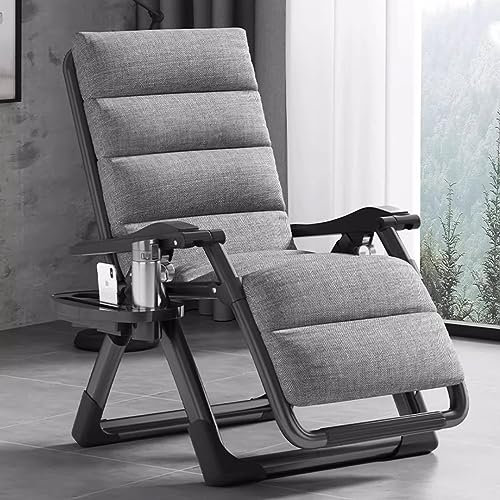 DSEWTEZXI Draussen klappbar campingstuhl,gartenliege mit Polster,Balkon atmungsaktiv relaxsessel,Drinnen Schlafzimmer liegestuhl,Kann liegen oder sitzen,verstellbare Rückenlehne,ergonomischer Stuhl.