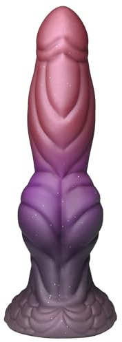 SXOVO Dildo Anale Butt Plug 23 CM Dildo XXL con Grosso Nodo Fallo Grosso in Silicone Morbido con Potente Ventosa Plug Anale Dilatatore per Donna Uomo
