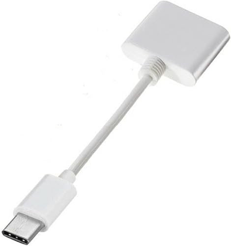 Yjemle Câble adaptateur de charge et de synchronisation de données femelle 30 broches vers USB 3.1 Type-C USB-C pour téléphone portable, câbles et adaptateurs USB 30 broches vers USB C, câbles et