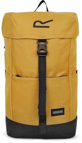 Regatta Rucksack Shilton 15L mit verstellbaren Schultergurten und Rückenteil für Komfort – perfekt für Spaziergänge, Wandern, Camping und Trekking, gelb, M, Casual