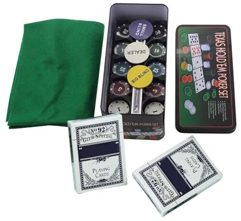 Chips De Poker | Jouer À Des Accessoires De Jeux De Cartes 200 Set Professional Texas Hold'em Equipment | Blackjack Banker Code Kit Style Natecloth Pour Les Soirées De Voyage À Domicile Camping