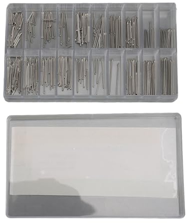 Niiyen 300pcs Watch Link Cotter Pin, Assortment Stainless Steel Watch Bracelet Pin Kit, for Watchmaker Watch Repair